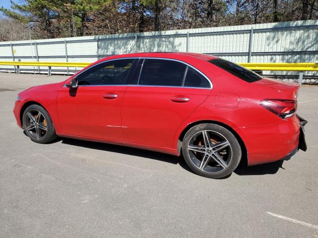  MERCEDES-BENZ A-CLASS 2019 Red
