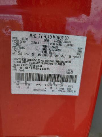 2006 FORD F150 