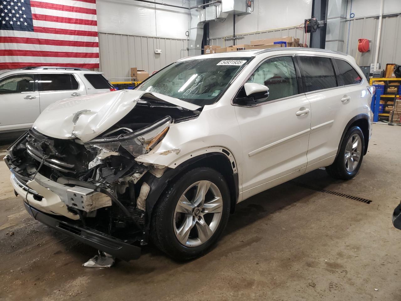 2016 Toyota Highlander Limited na sprzedaż w Casper, WY - Front End