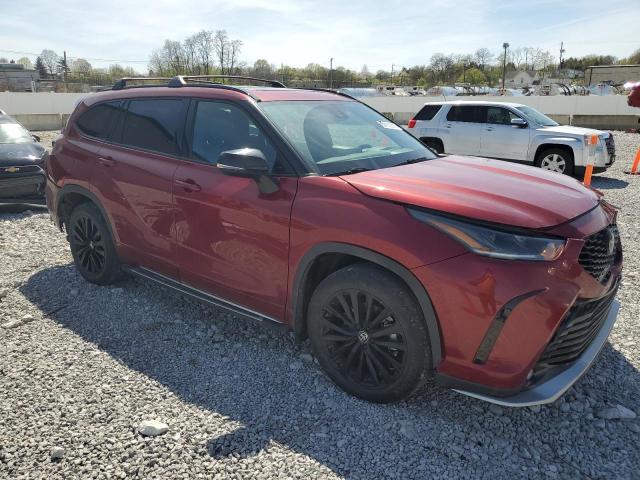  TOYOTA HIGHLANDER 2023 Czerwony
