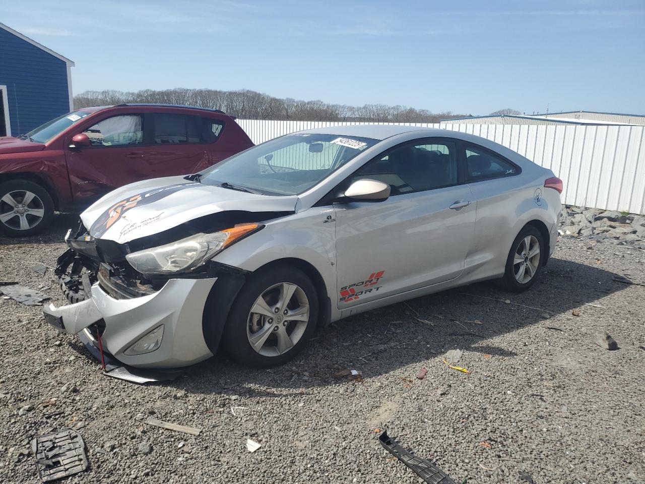 2013 Hyundai Elantra Coupe Gs zu verkaufen in Assonet, MA - Front End