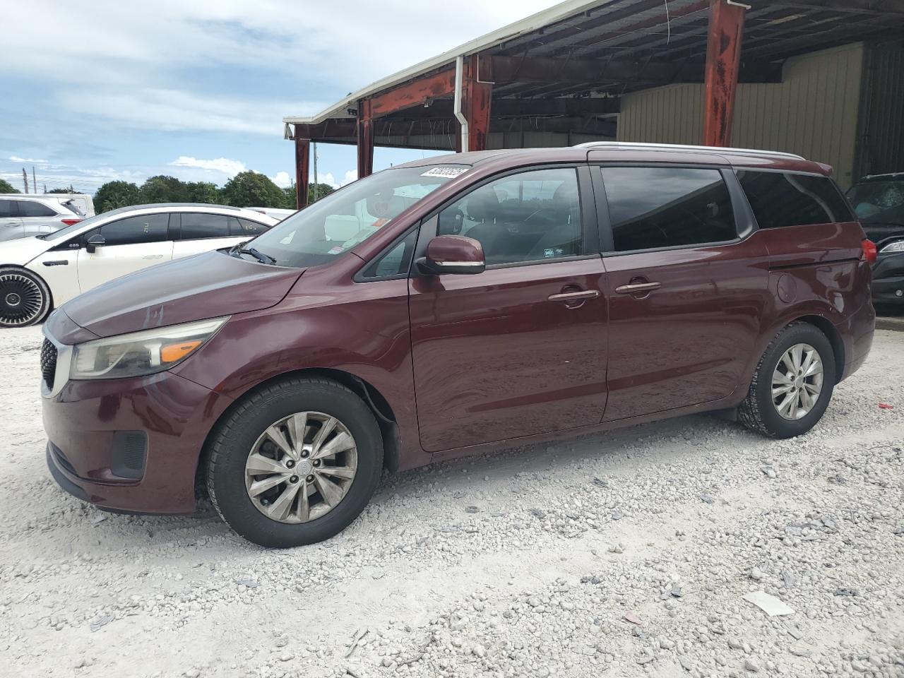 2016 Kia Sedona Lx للبيع في Homestead، FL - Side