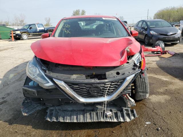  NISSAN SENTRA 2018 Czerwony
