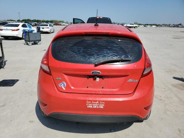  FORD FIESTA 2012 Red