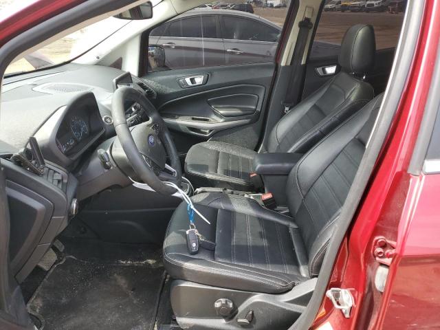  FORD ECOSPORT 2022 Бургунді