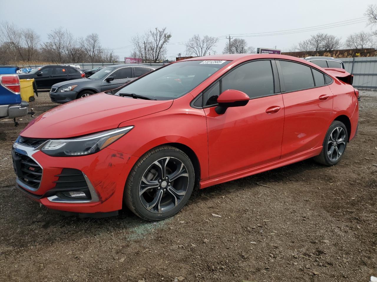 2019 Chevrolet Cruze Lt na sprzedaż w Chicago Heights, IL - Rear End