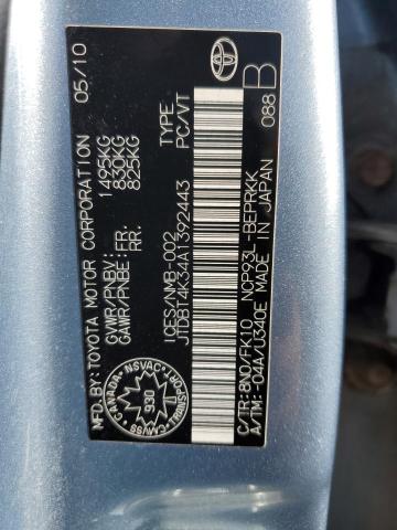 2010 TOYOTA YARIS 