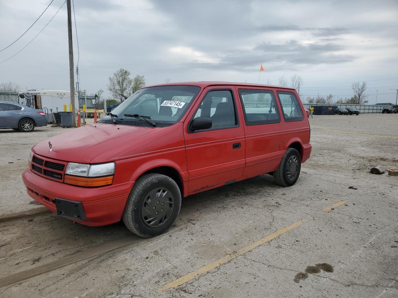 1995 Dodge Caravan Se იყიდება Pekin-ში, IL - Rear End