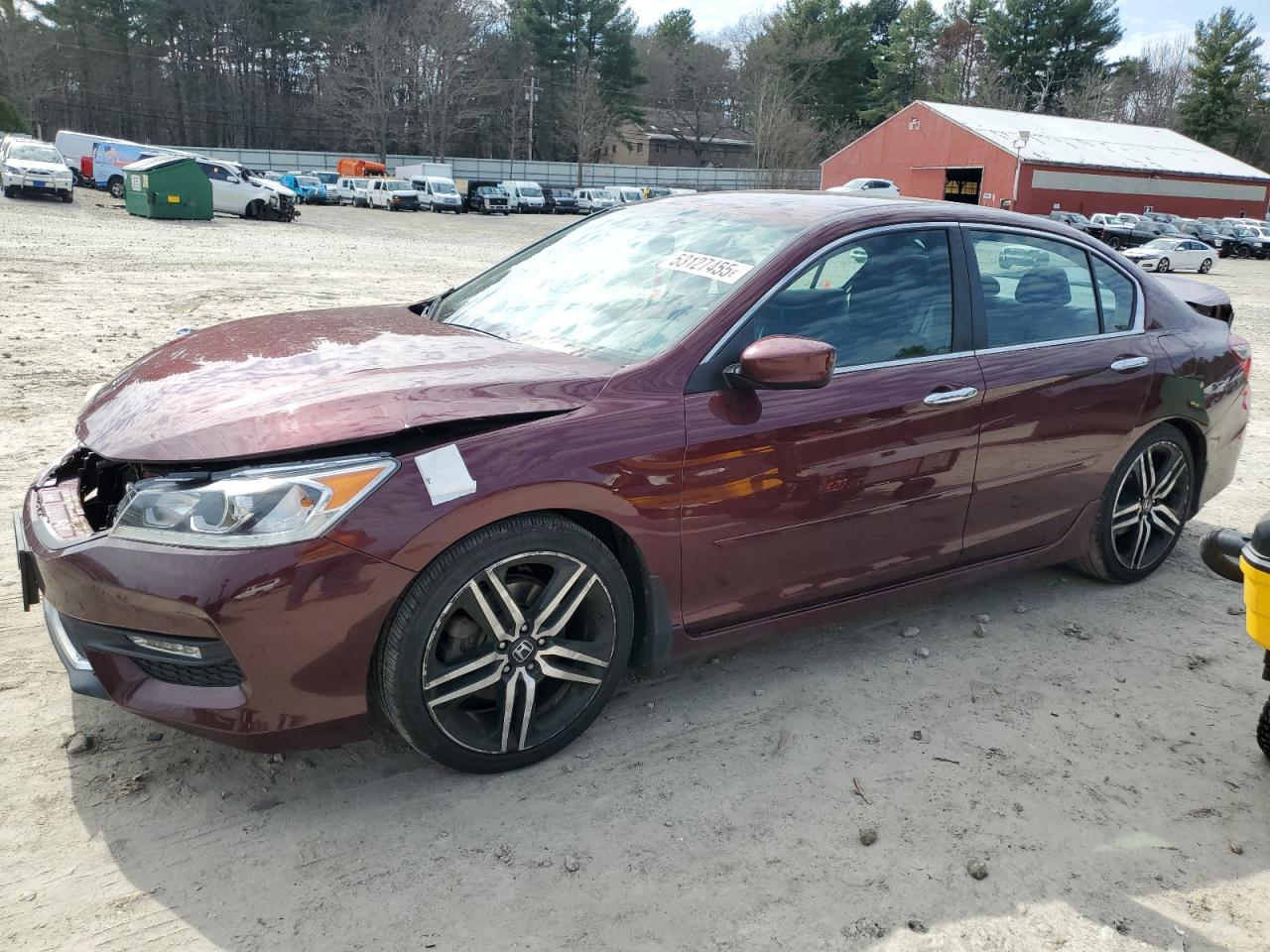 2017 Honda Accord Sport na sprzedaż w Mendon, MA - Front End
