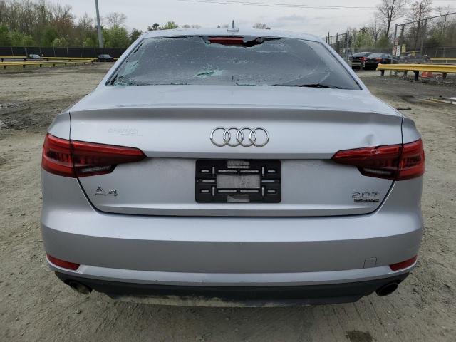 Sedans AUDI A4 2017 Srebrny