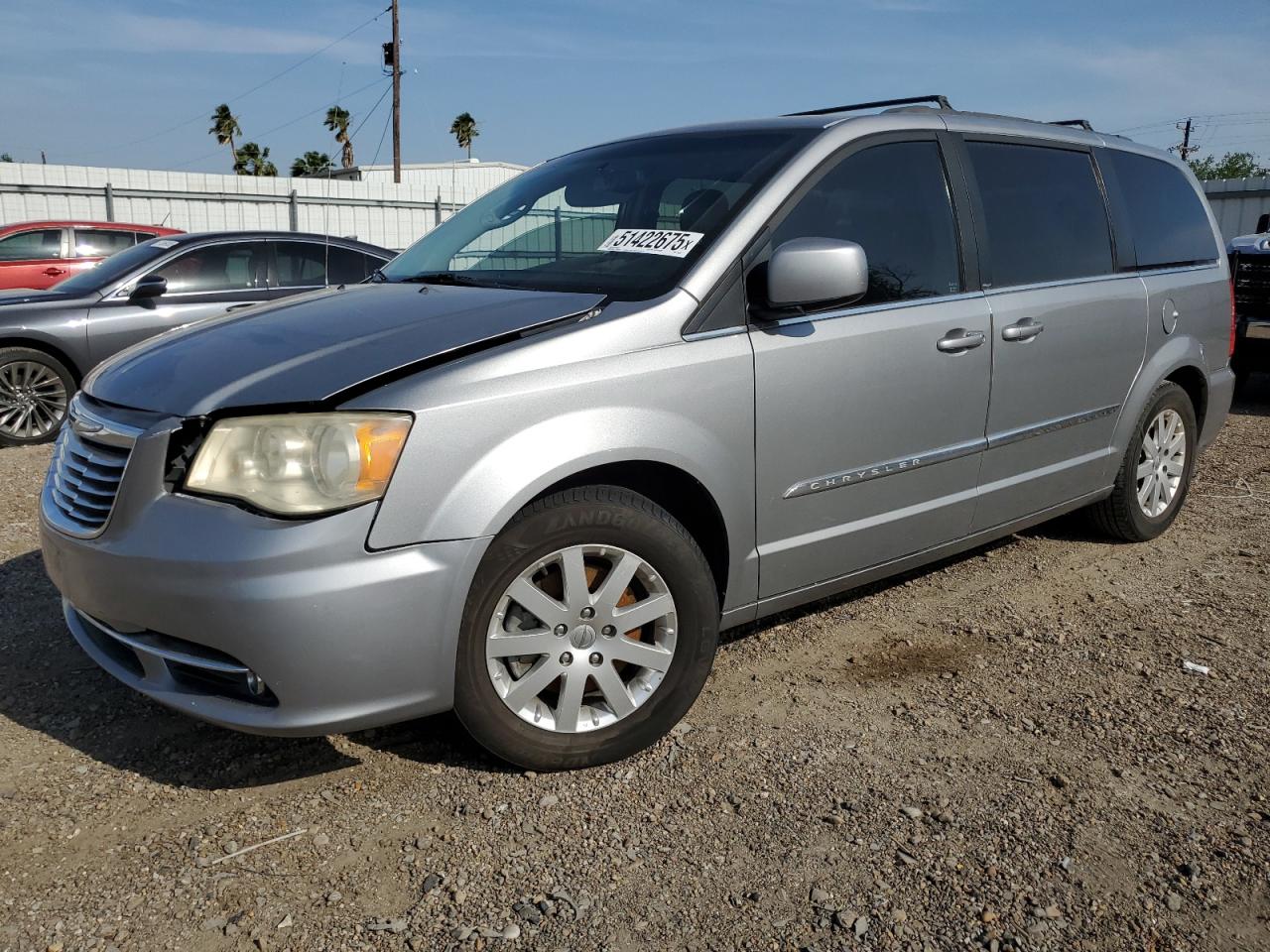 2013 Chrysler Town & Country Touring en Venta en Mercedes, TX - Water/Flood