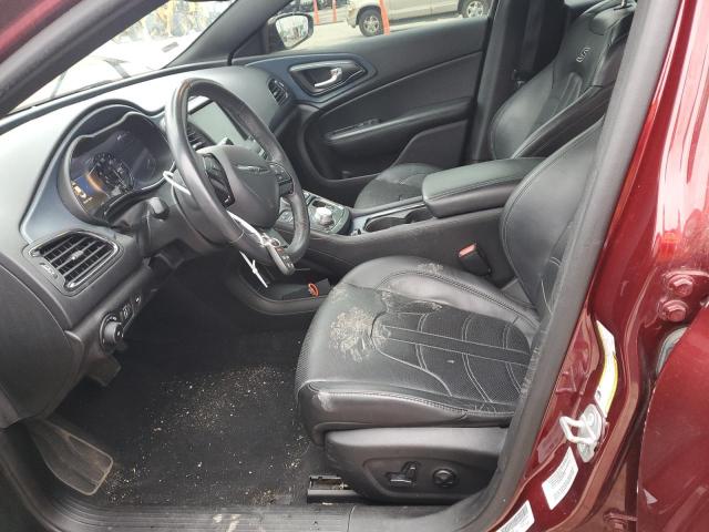  CHRYSLER 200 2015 Burgundy