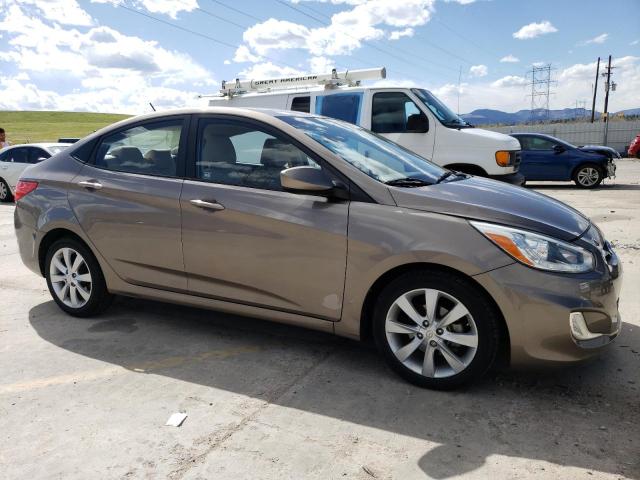  HYUNDAI ACCENT 2014 tan