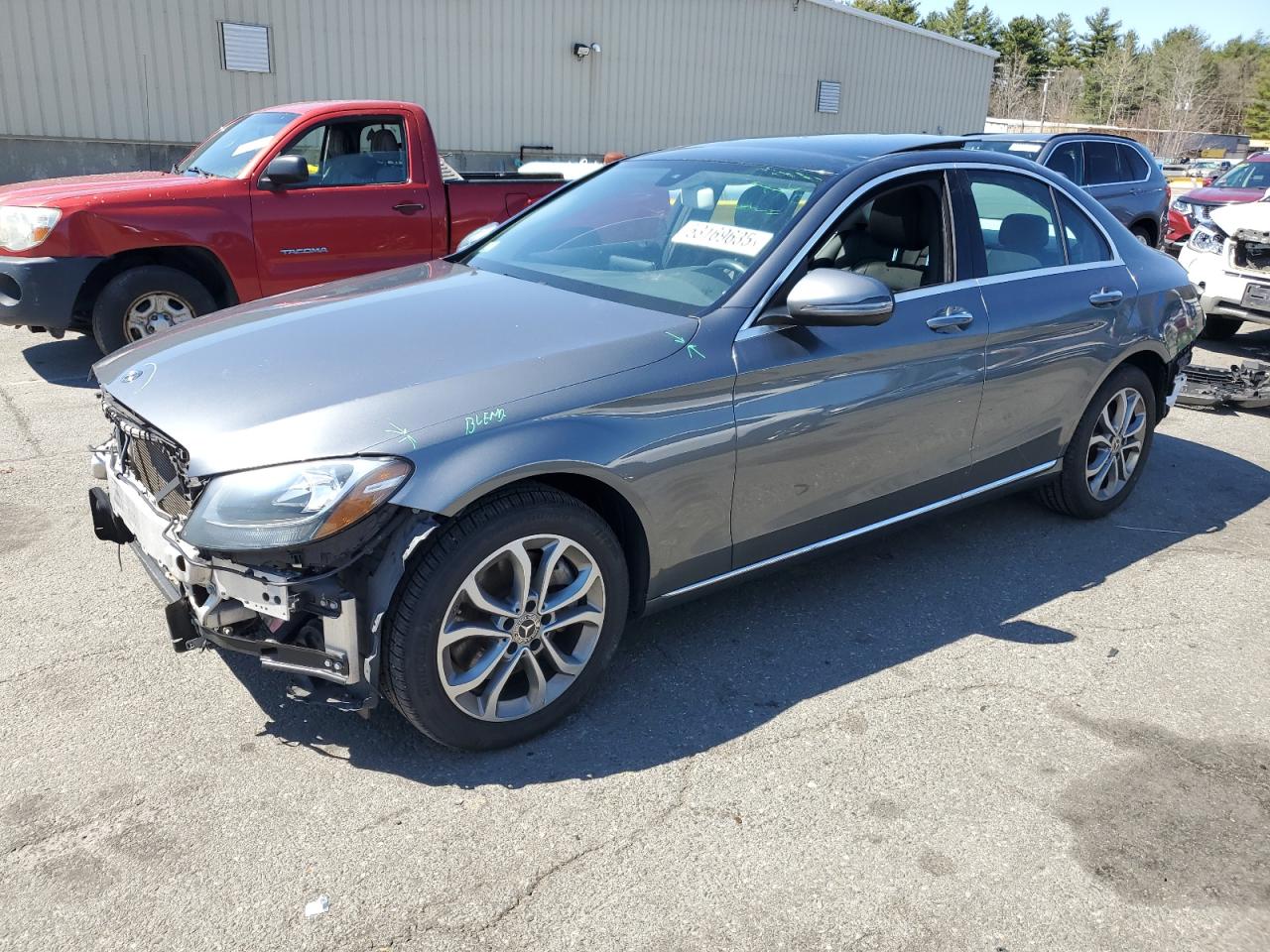 2018 Mercedes-Benz C 300 4Matic de vânzare în Exeter, RI - Front End