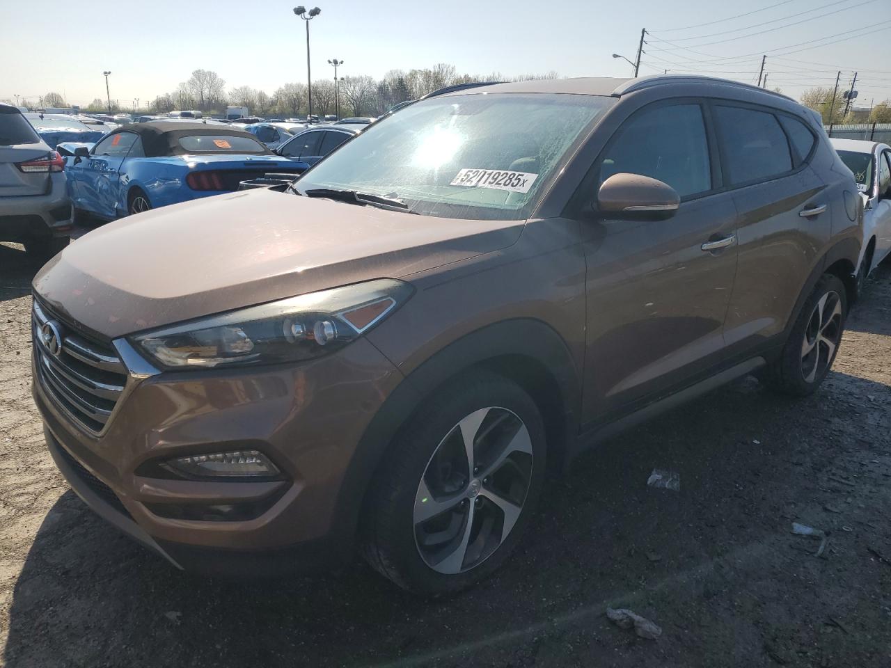 2016 Hyundai Tucson Limited იყიდება Indianapolis-ში, IN - Rear End