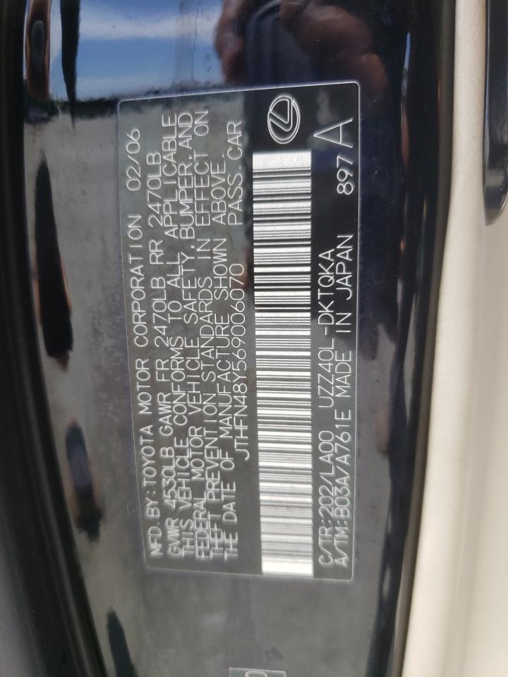 2006 Lexus Sc 430 VIN: JTHFN48Y569006070 Lot: 53947215