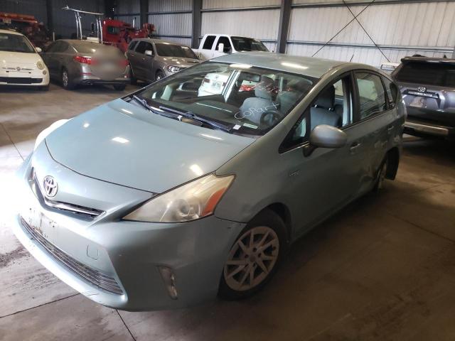  TOYOTA PRIUS 2014 Темно-бирюзовый