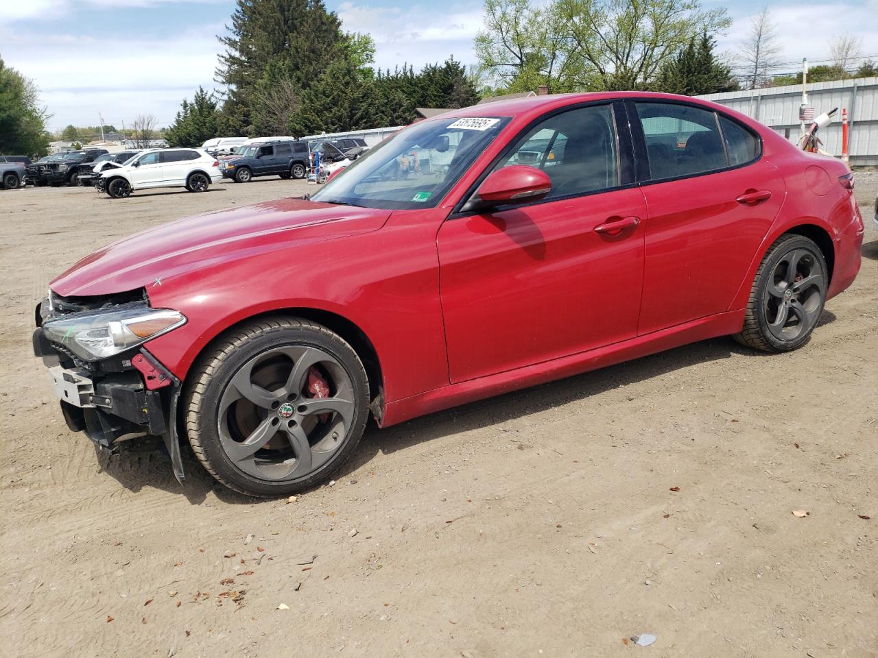 2017 Alfa Romeo Giulia Q4 იყიდება Finksburg-ში, MD - Front End