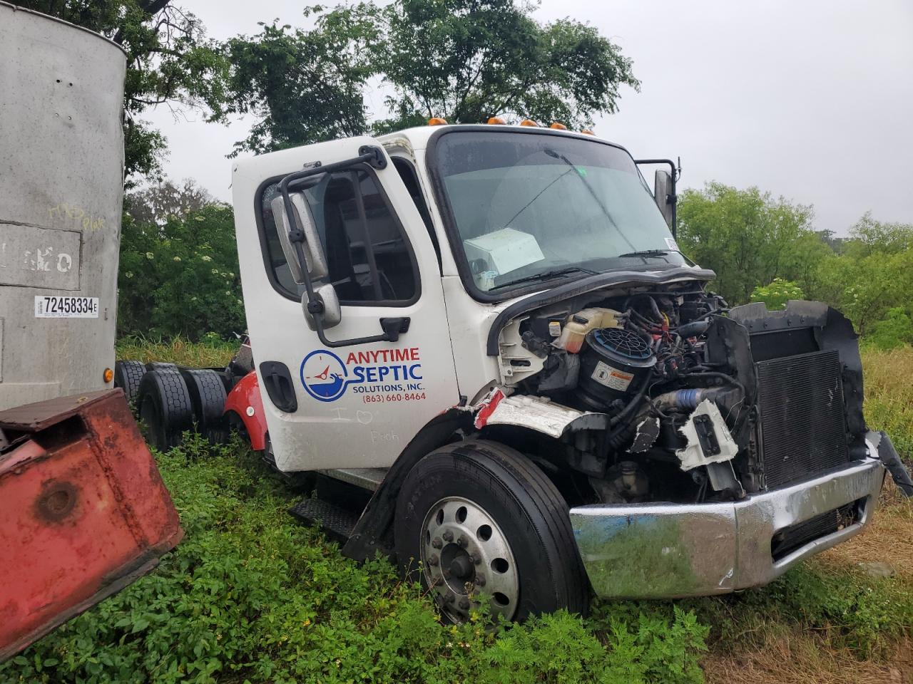 2012 Freightliner Business Class M2 Septic Truck for Sale in Riverview, FL - Rollover