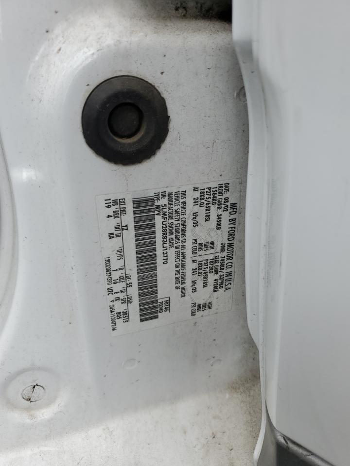 2003 Lincoln Navigator VIN: 5LMFU28R83LJ13770 Lot: 54692705