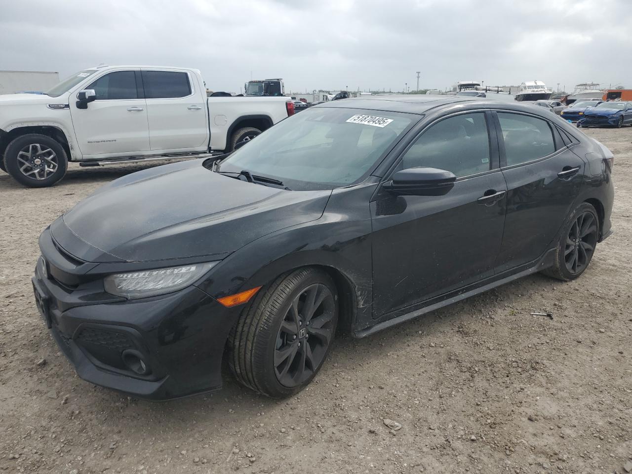 2017 Honda Civic Sport Touring de vânzare în Houston, TX - Side