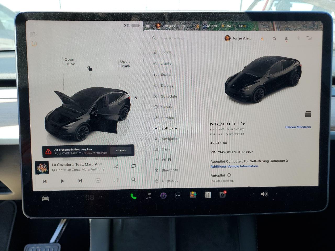 2023 Tesla Model Y VIN: 7SAYGDEE9PA073857 Lot: 52558805