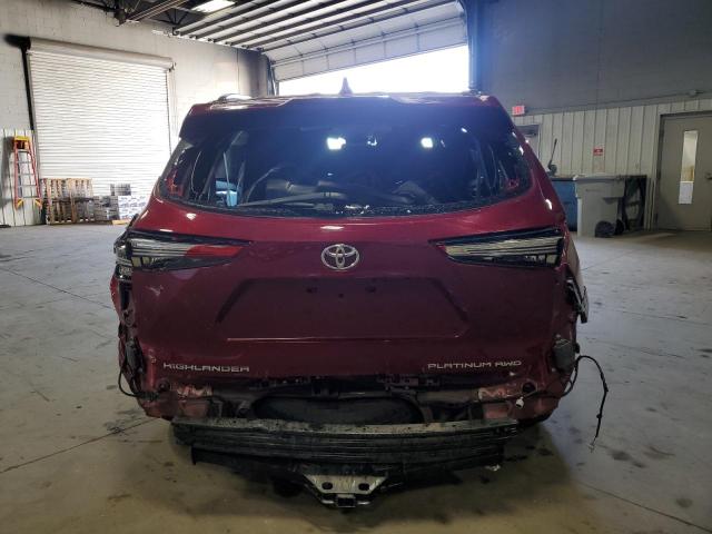  TOYOTA HIGHLANDER 2022 Красный