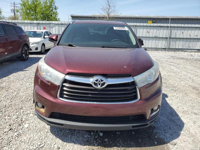  TOYOTA HIGHLANDER 2015 Maroon