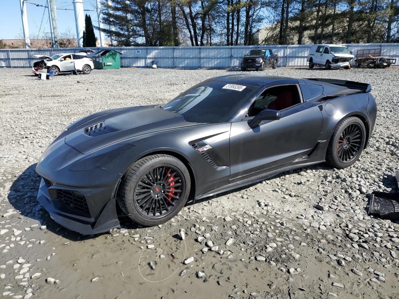 2017 Chevrolet Corvette Z06 1Lz იყიდება Windsor-ში, NJ - Water/Flood