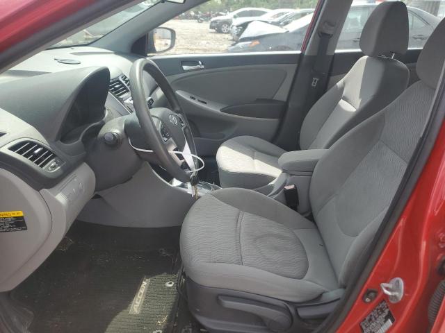  HYUNDAI ACCENT 2012 Czerwony