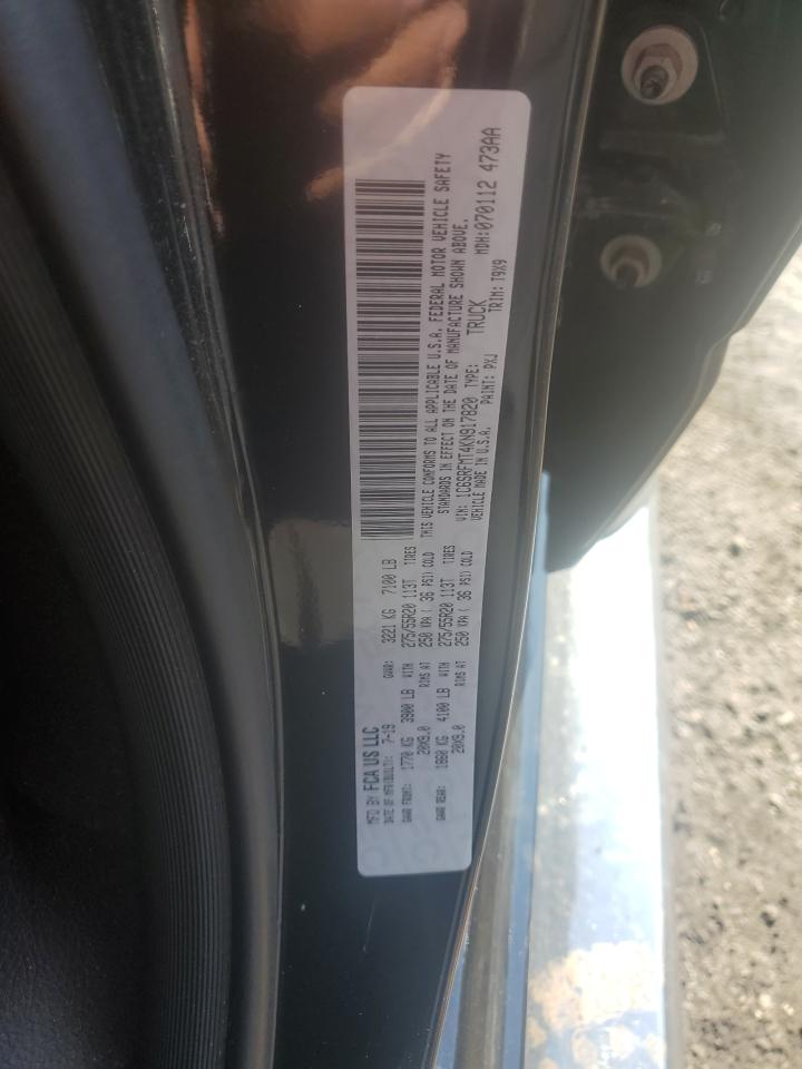 2019 Ram 1500 Big Horn/Lone Star VIN: 1C6SRFMT4KN917820 Lot: 52153555