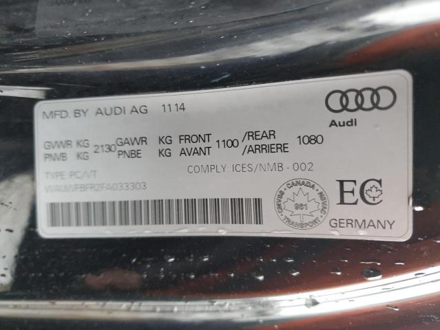 2015 AUDI A5 TECHNIK