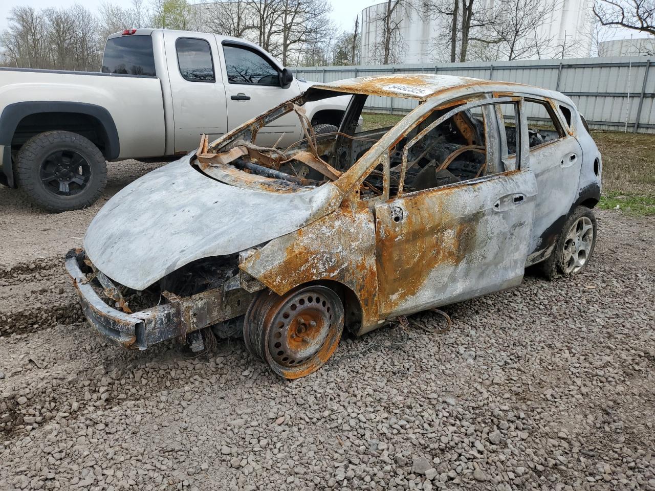 2012 Ford Fiesta Ses იყიდება Central Square-ში, NY - Burn