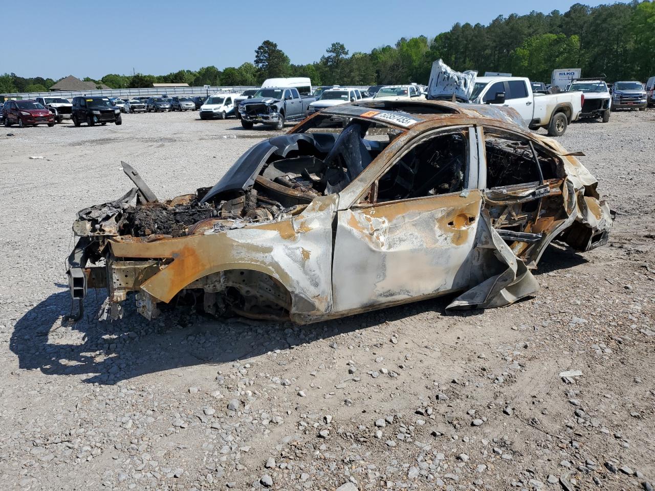 2014 Infiniti Q50 Base продається в Florence, MS - Burn