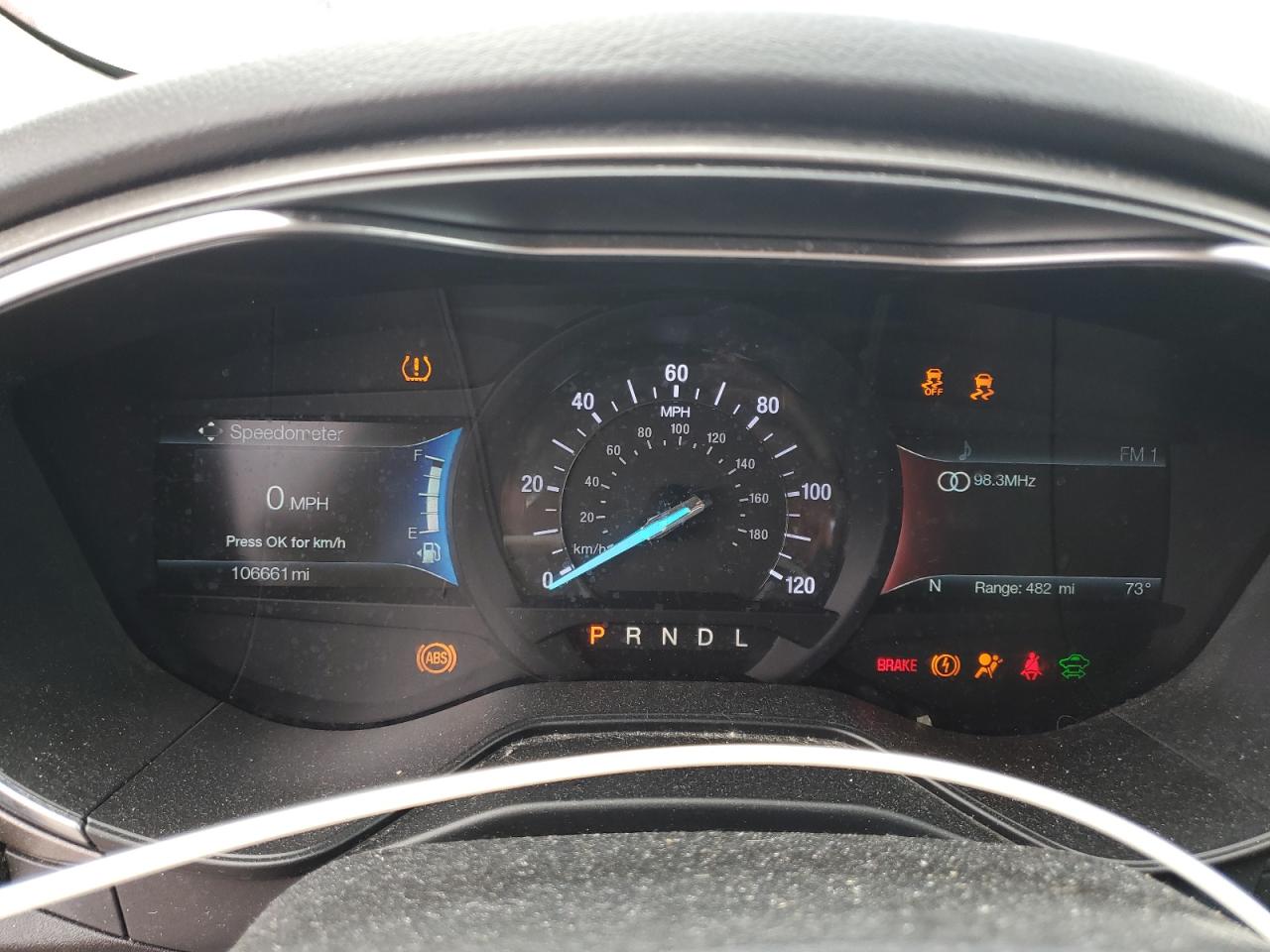 2019 Ford Fusion Se VIN: 3FA6P0LU6KR124836 Lot: 54030045