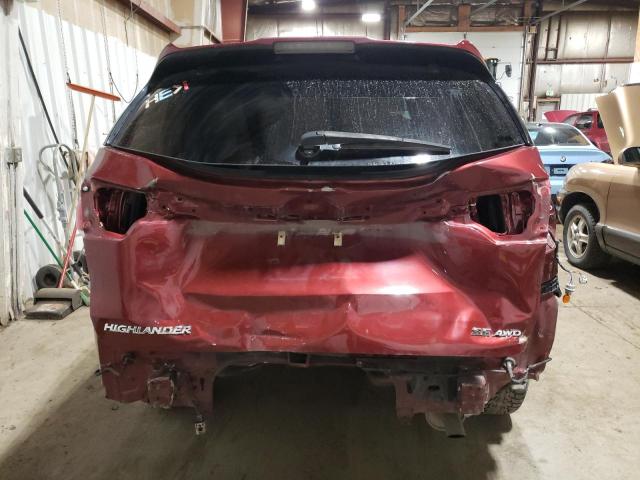  TOYOTA HIGHLANDER 2019 Burgundy