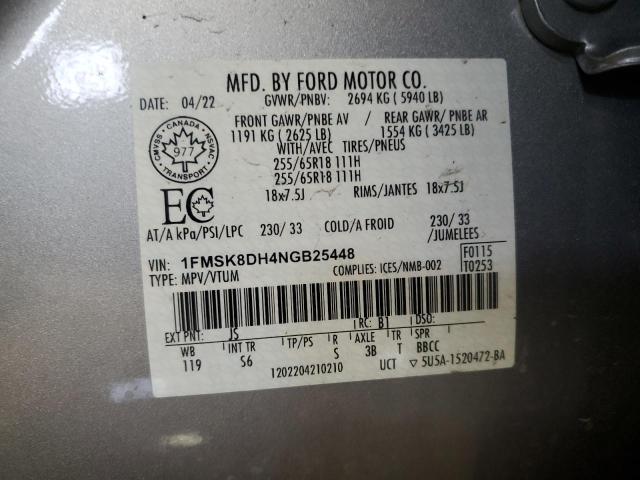 2022 FORD EXPLORER XLT