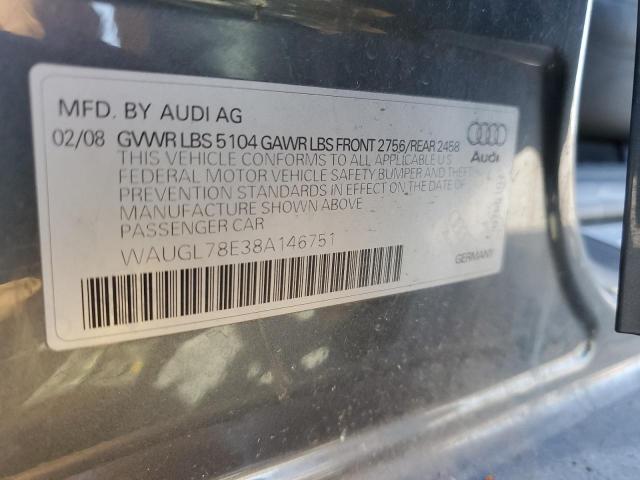 2008 AUDI S4 QUATTRO