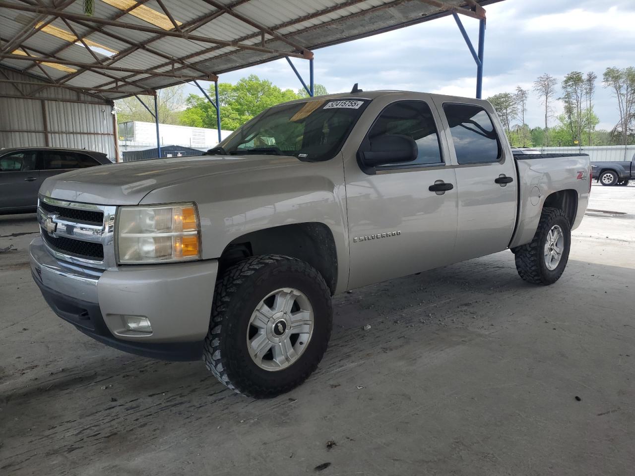 2007 Chevrolet Silverado K1500 Crew Cab იყიდება Cartersville-ში, GA - Rear End