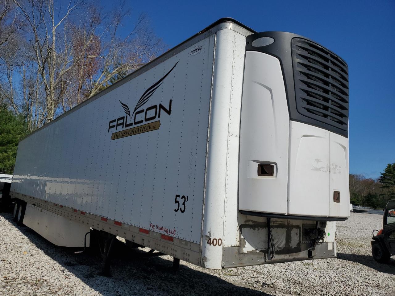 2012 Wabash Refrigerated Van Trailer на продаже в West Warren, MA - Side