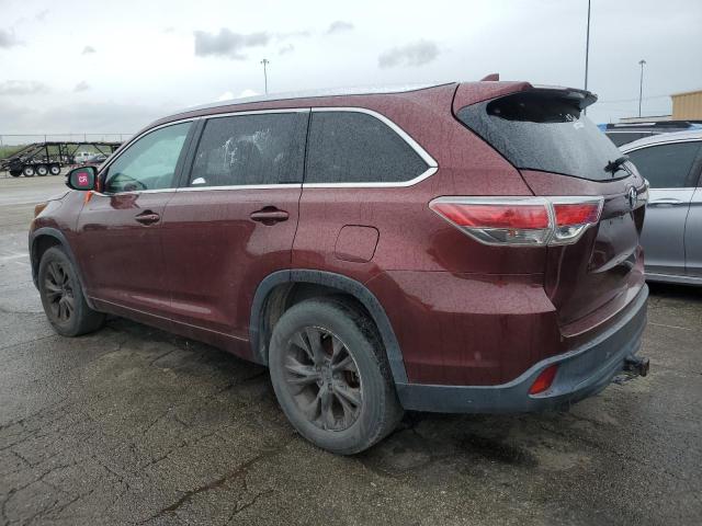 Parquets TOYOTA HIGHLANDER 2014 Maroon