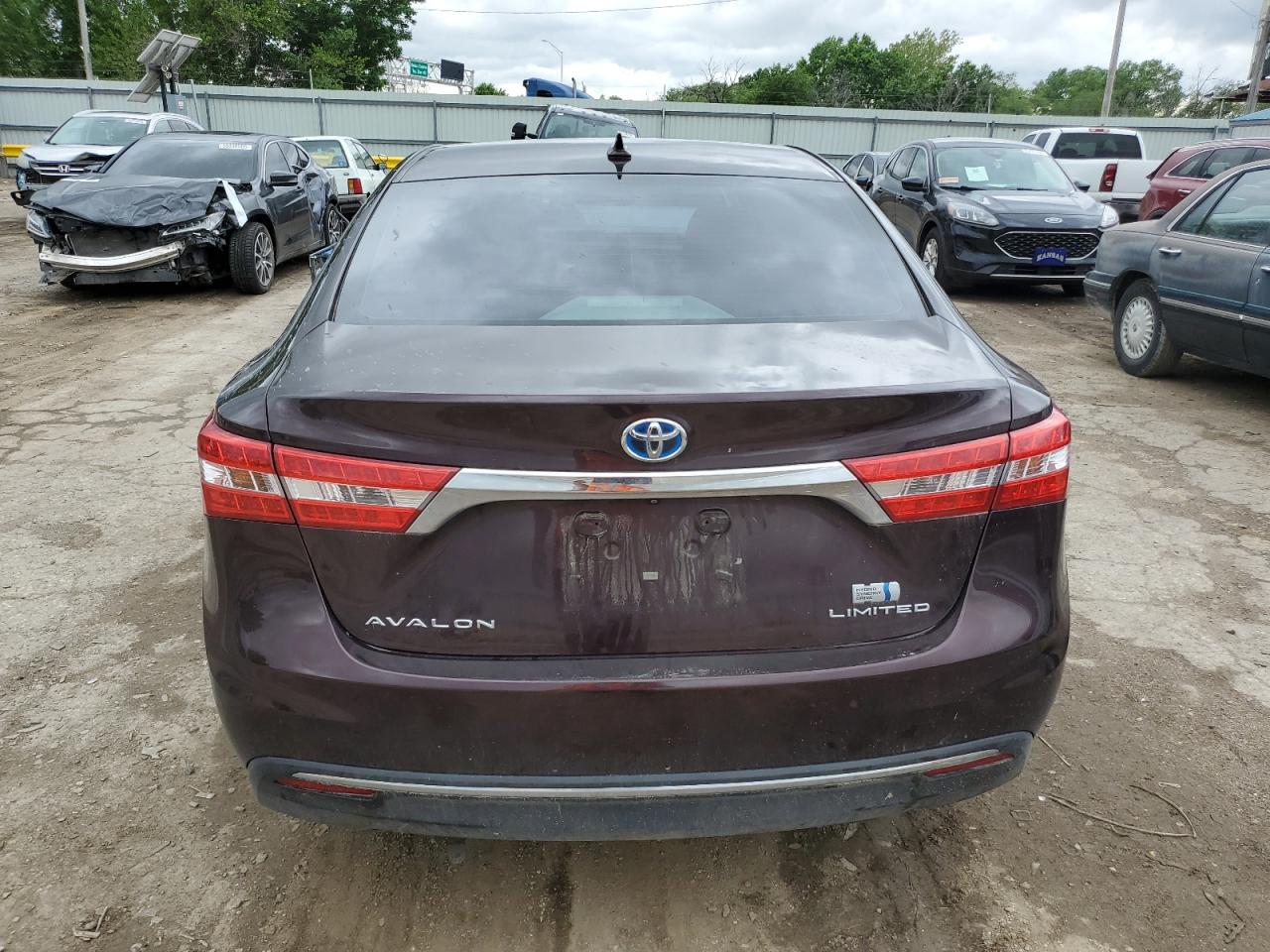 2013 Toyota Avalon Hybrid VIN: 4T1BD1EB4DU014961 Lot: 55285005
