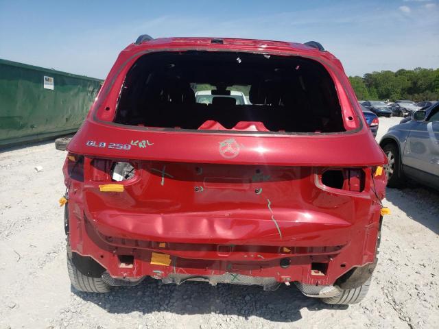  MERCEDES-BENZ GLB-CLASS 2021 Czerwony