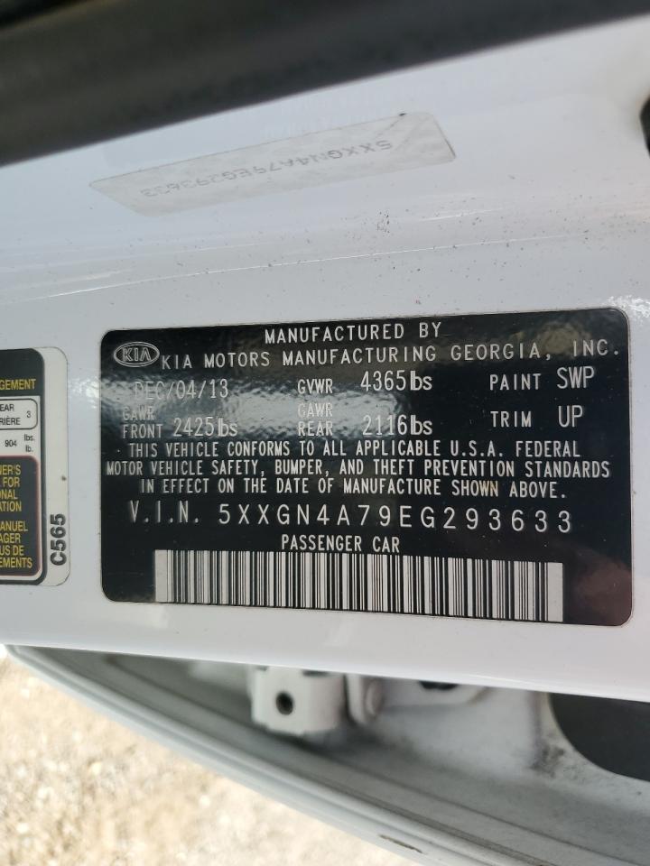 2014 Kia Optima Ex VIN: 5XXGN4A79EG293633 Lot: 54903205