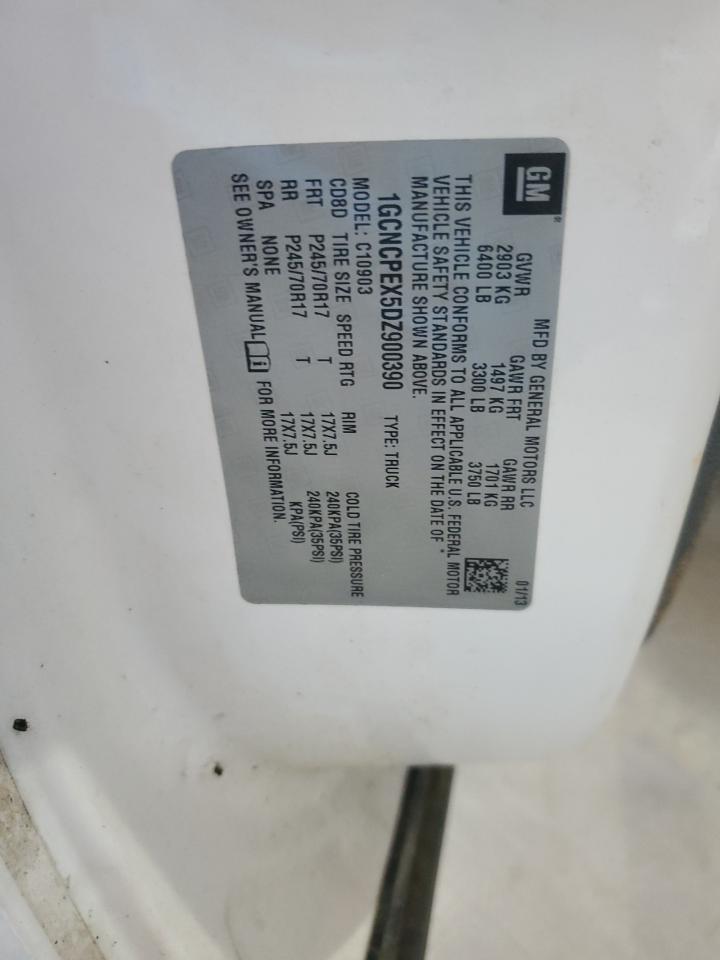 2013 Chevrolet Silverado C1500 VIN: 1GCNCPEX5DZ900390 Lot: 52294215