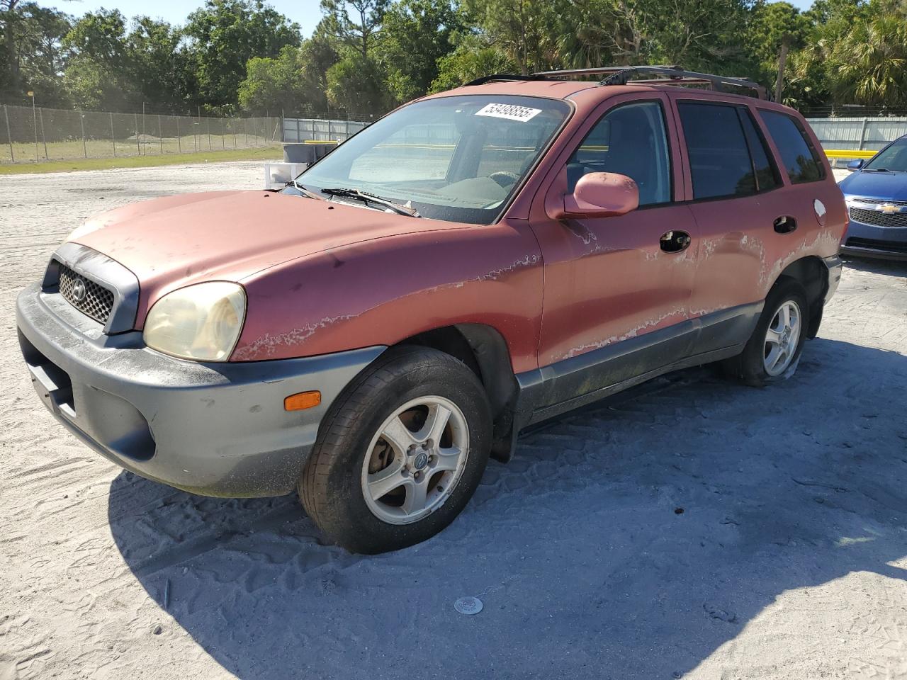 2003 Hyundai Santa Fe Gls на продаже в Fort Pierce, FL - Mechanical