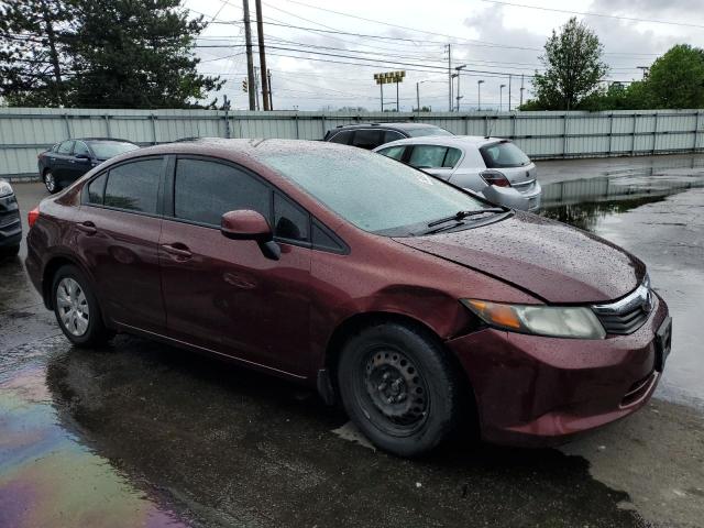  HONDA CIVIC 2012 Maroon