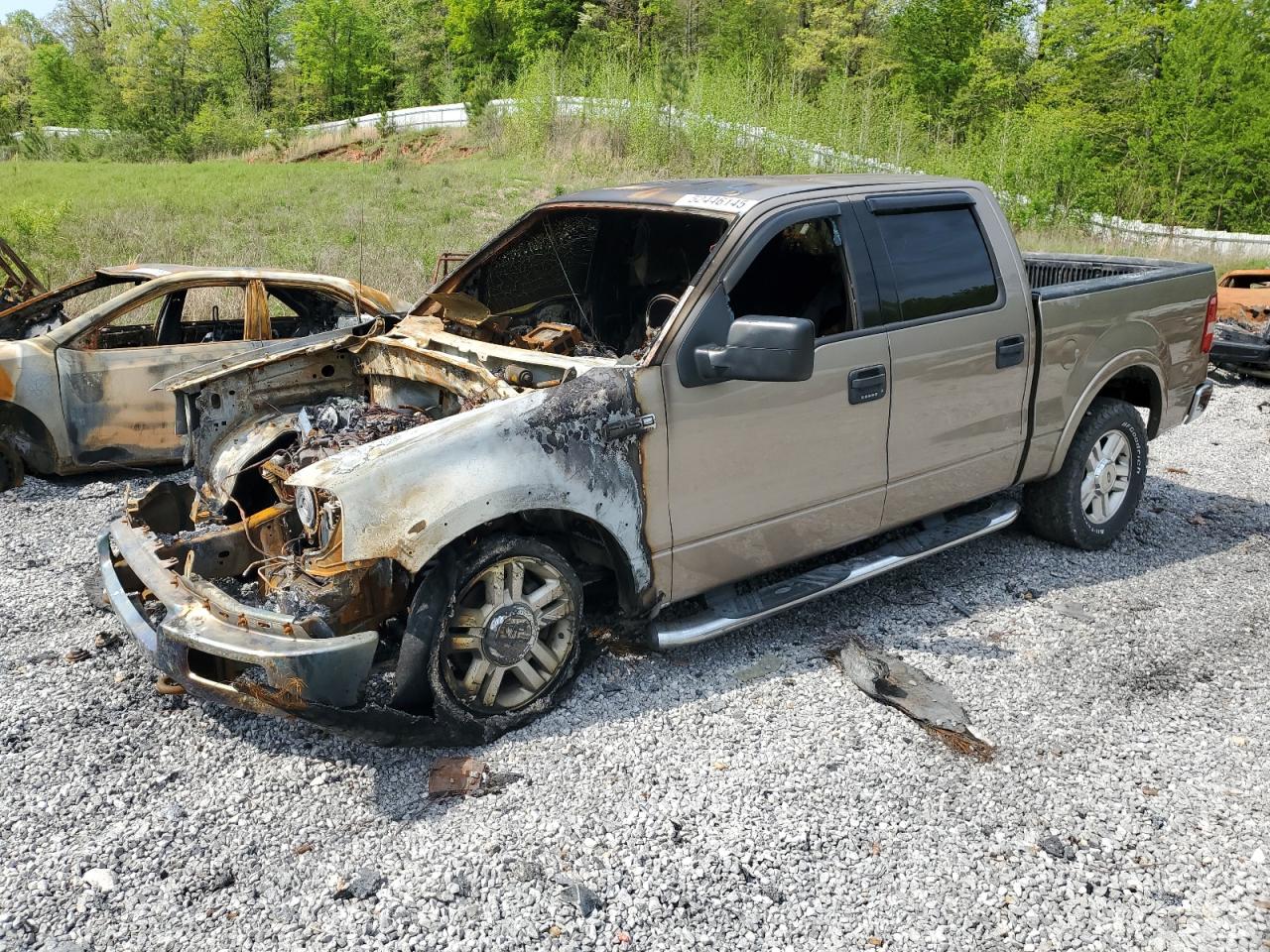 2004 Ford F150 Supercrew na sprzedaż w Grenada, MS - Burn