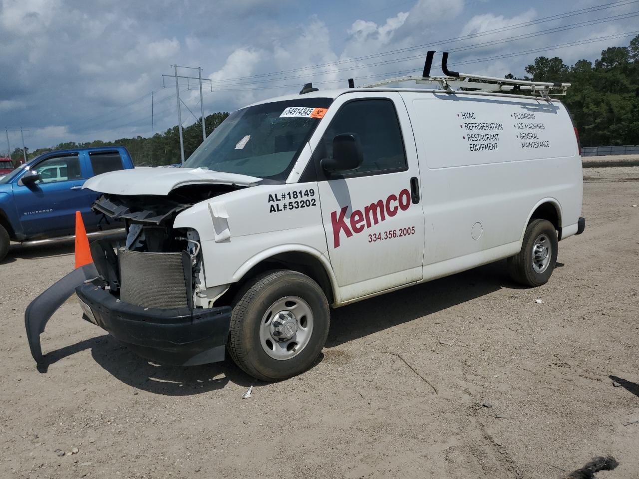 2019 Chevrolet Express G2 zu verkaufen in Greenwell Springs, LA - Front End