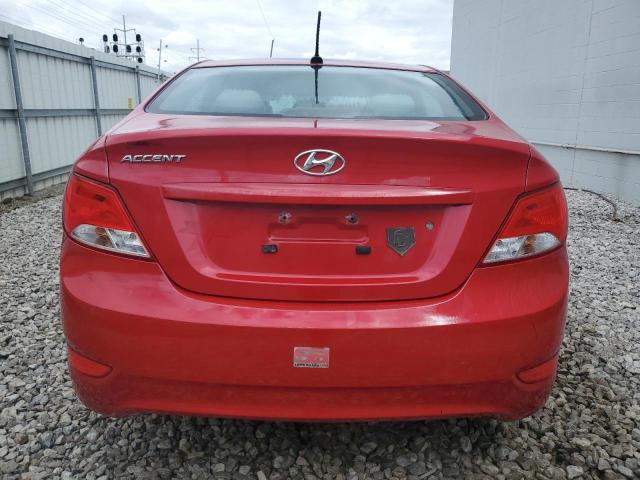  HYUNDAI ACCENT 2017 Czerwony